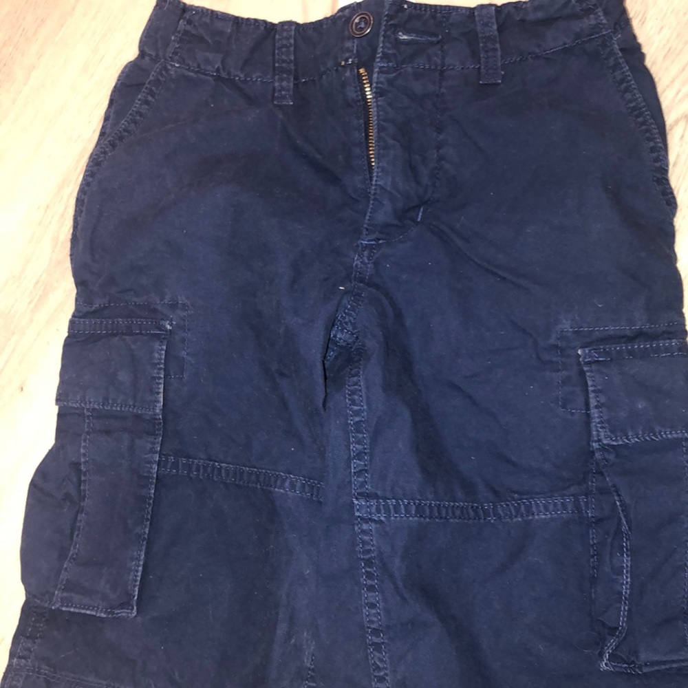 Navy blue cargo shorts